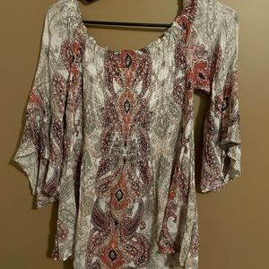 Vintage America off shoulder blouse